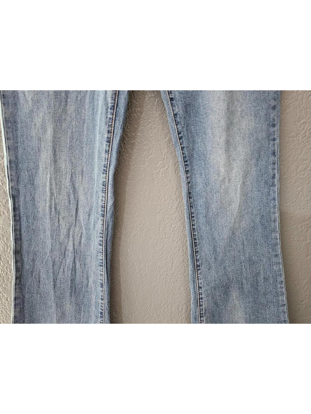 BNWT New Women's Justalwart Denim Jeans Pants Size Medium Blue Flare Stretchy - Picture 9 of 14